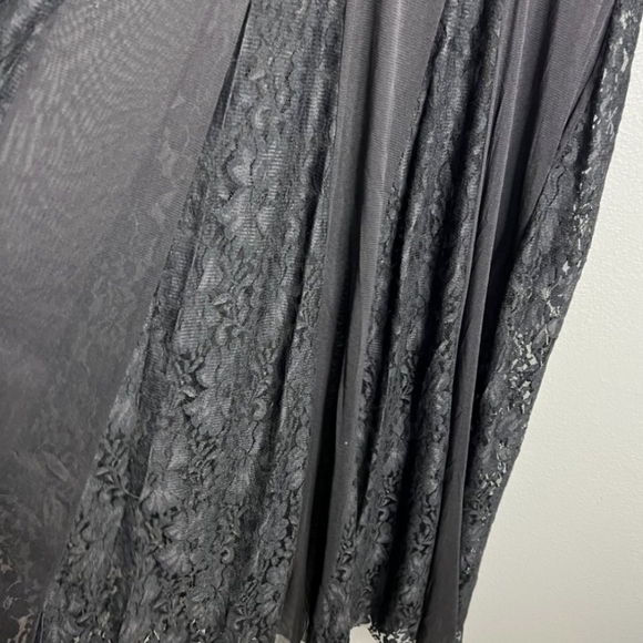 Witchy Gothic Lace Slip Maxi Dress We Are HAH Free People - Picture 5 of 11